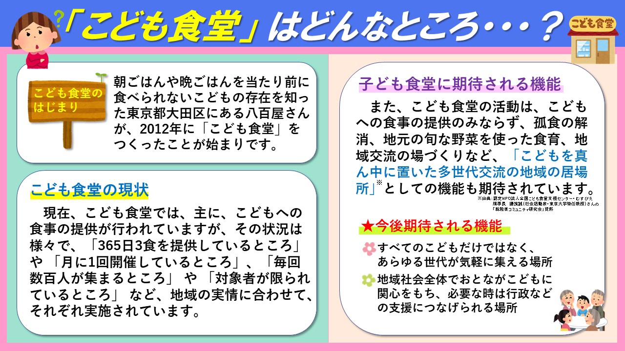 こども食堂とは2