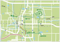 耳成山コースの地図