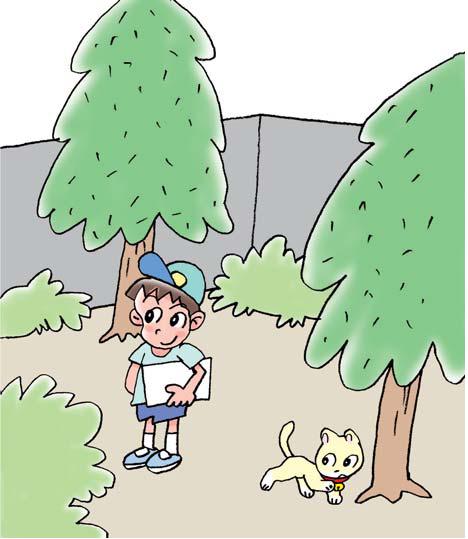高い建物に囲まれており周囲からの視線がさえぎられている場所を表したイメージ