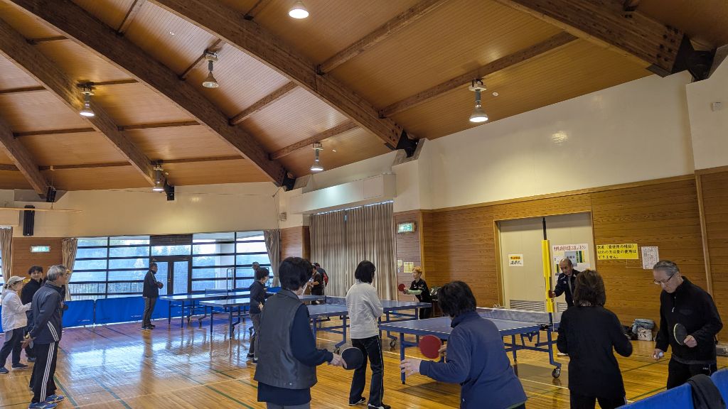 R6卓球体験会の様子