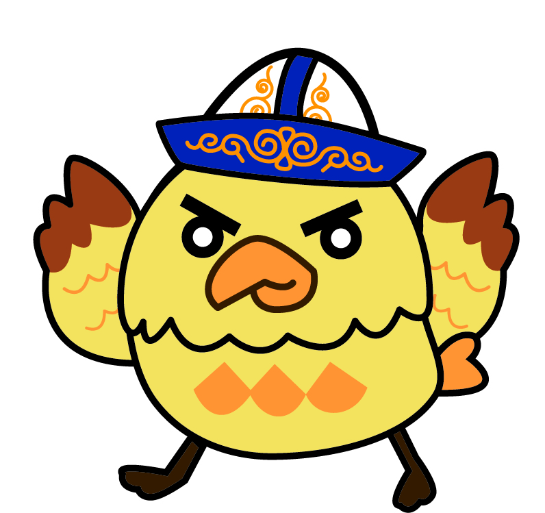 橿原市ホストタウンマスコットキャラクター「りぷたん」のイラスト