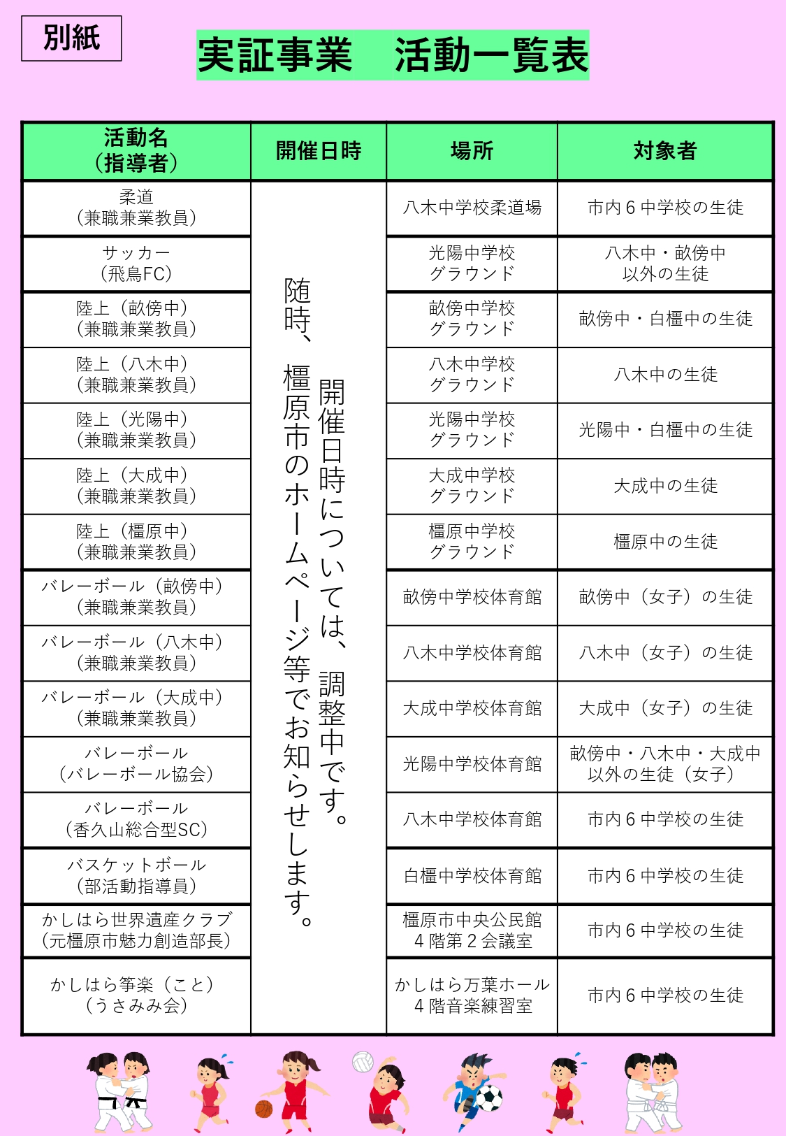 9月から実証事業が始まります!案内2