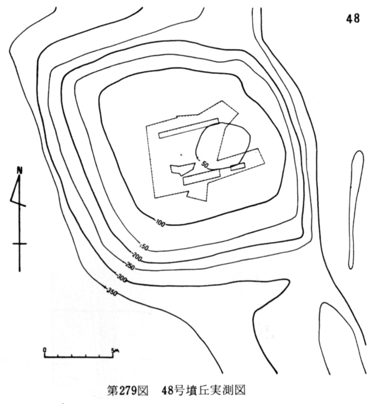 第279図48号墳丘実測図