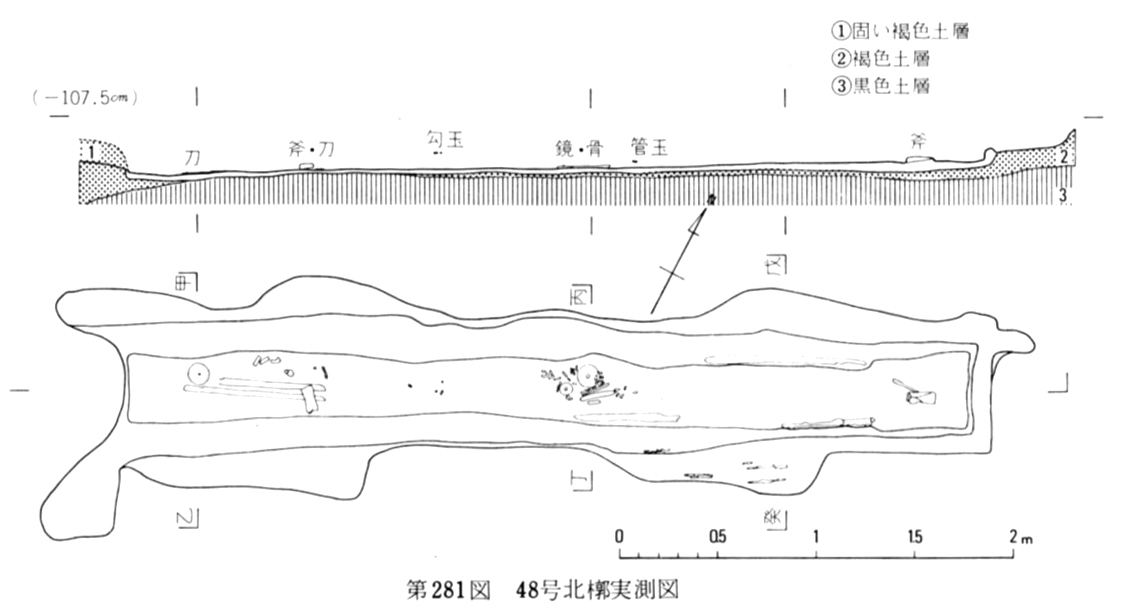 第281図48号北槨実測図