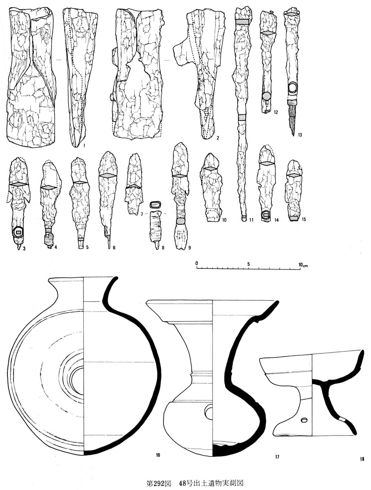 第292図48号出土遺物実測図