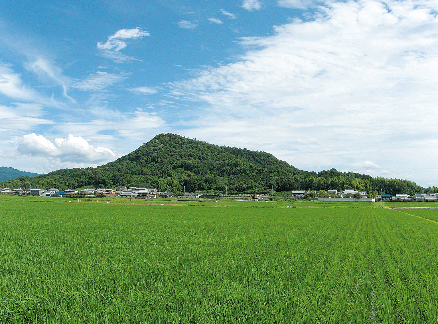 北側から見た畝傍山