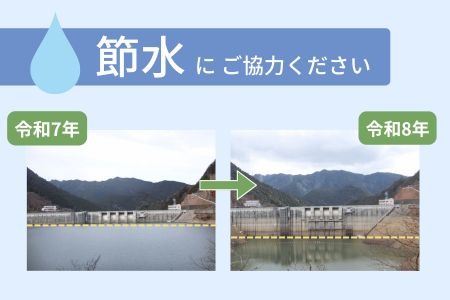 節水にご協力ください