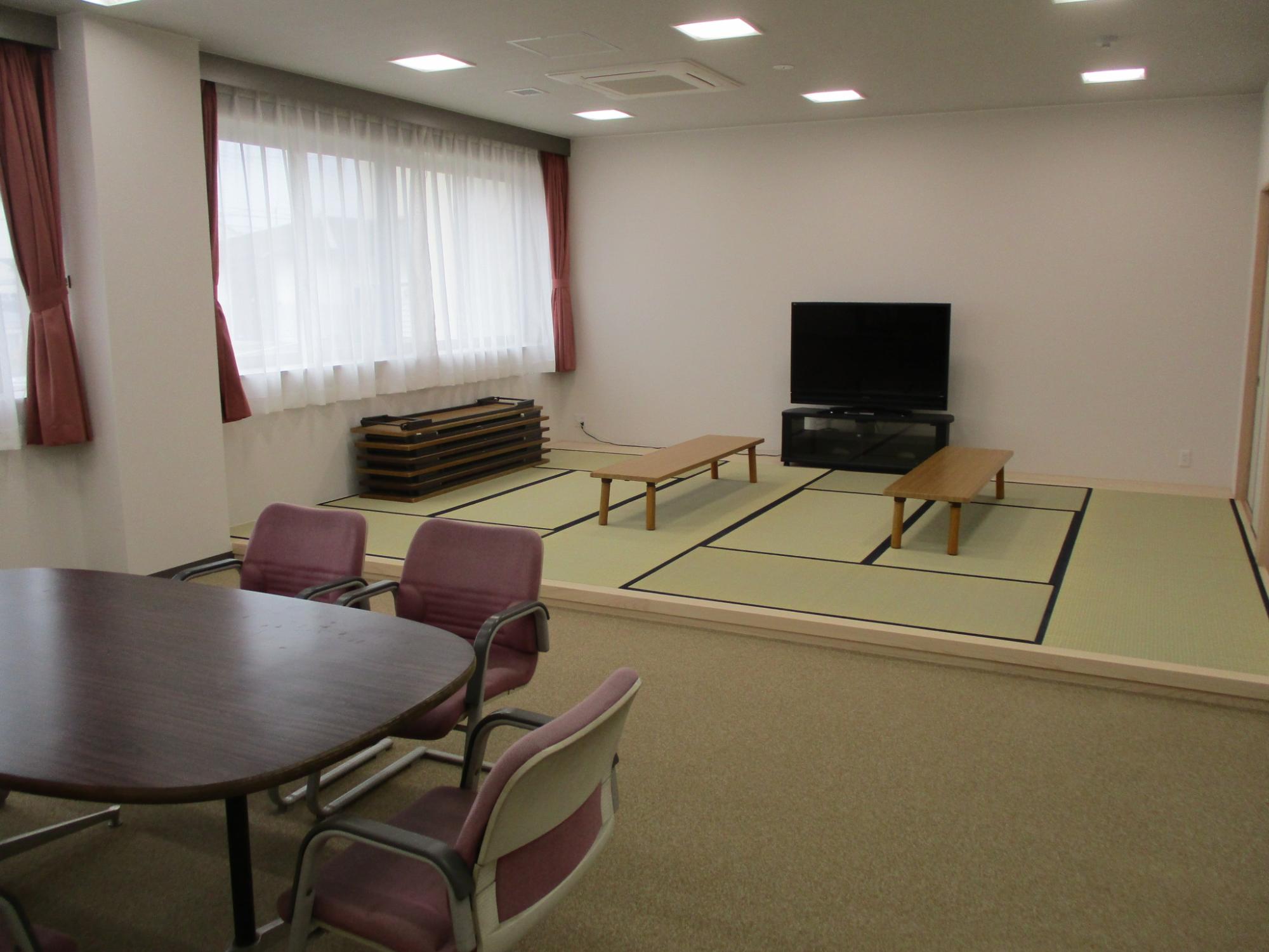 憩いの場所として利用できる憩いの空間の写真