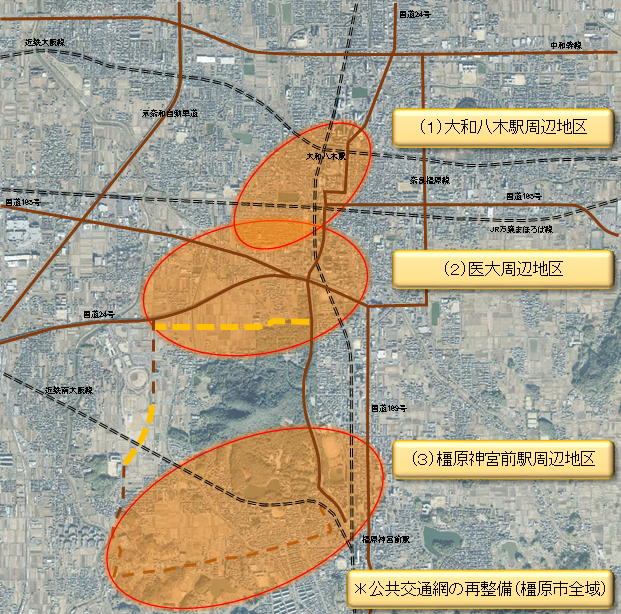 対象となる地区の地図の画像