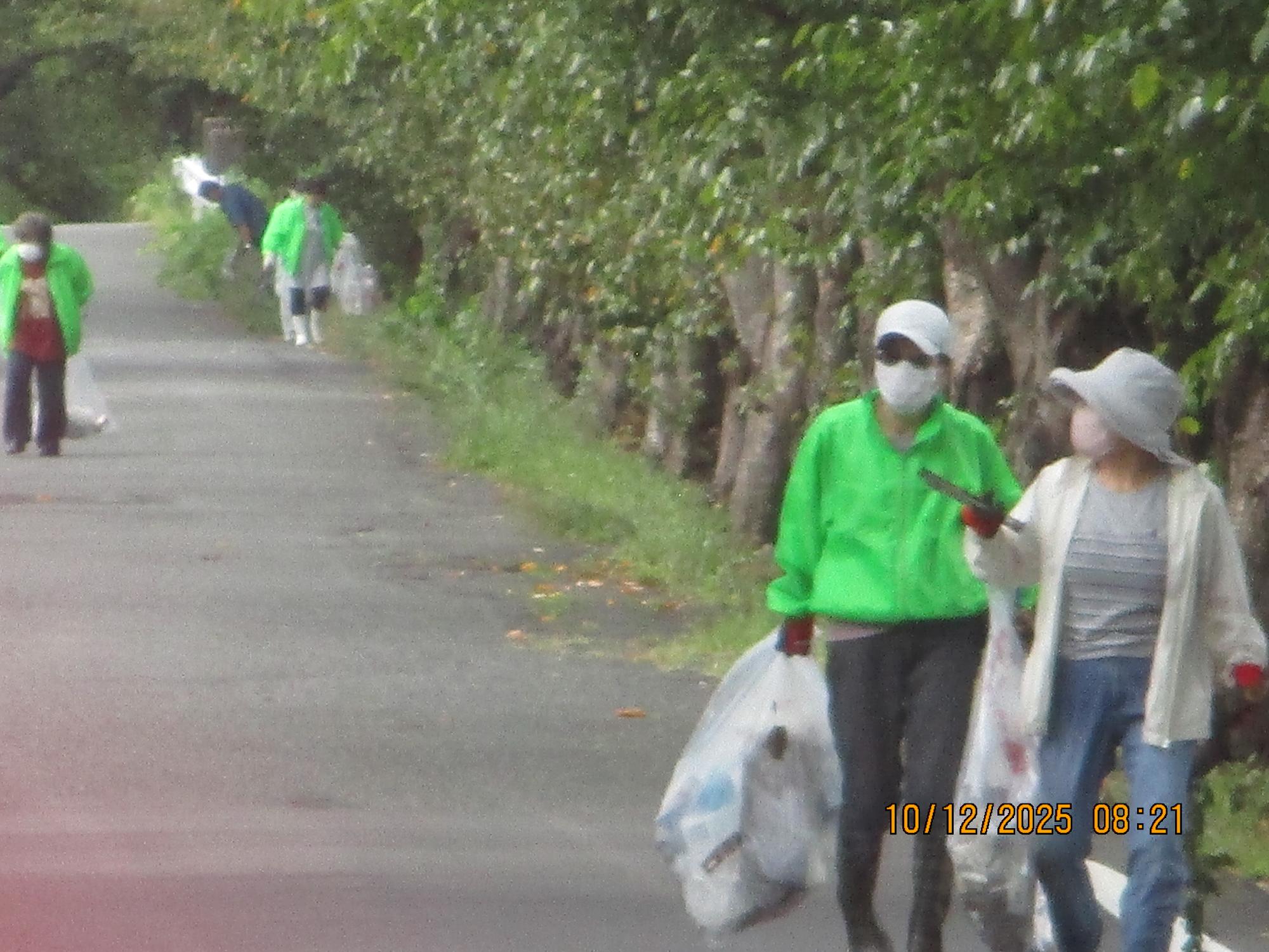 清掃活動の様子