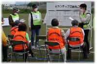 災害ボランティアセンター設置・運営訓練の様子