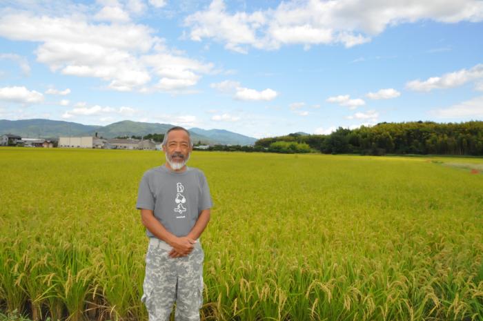 寄贈者と田んぼ