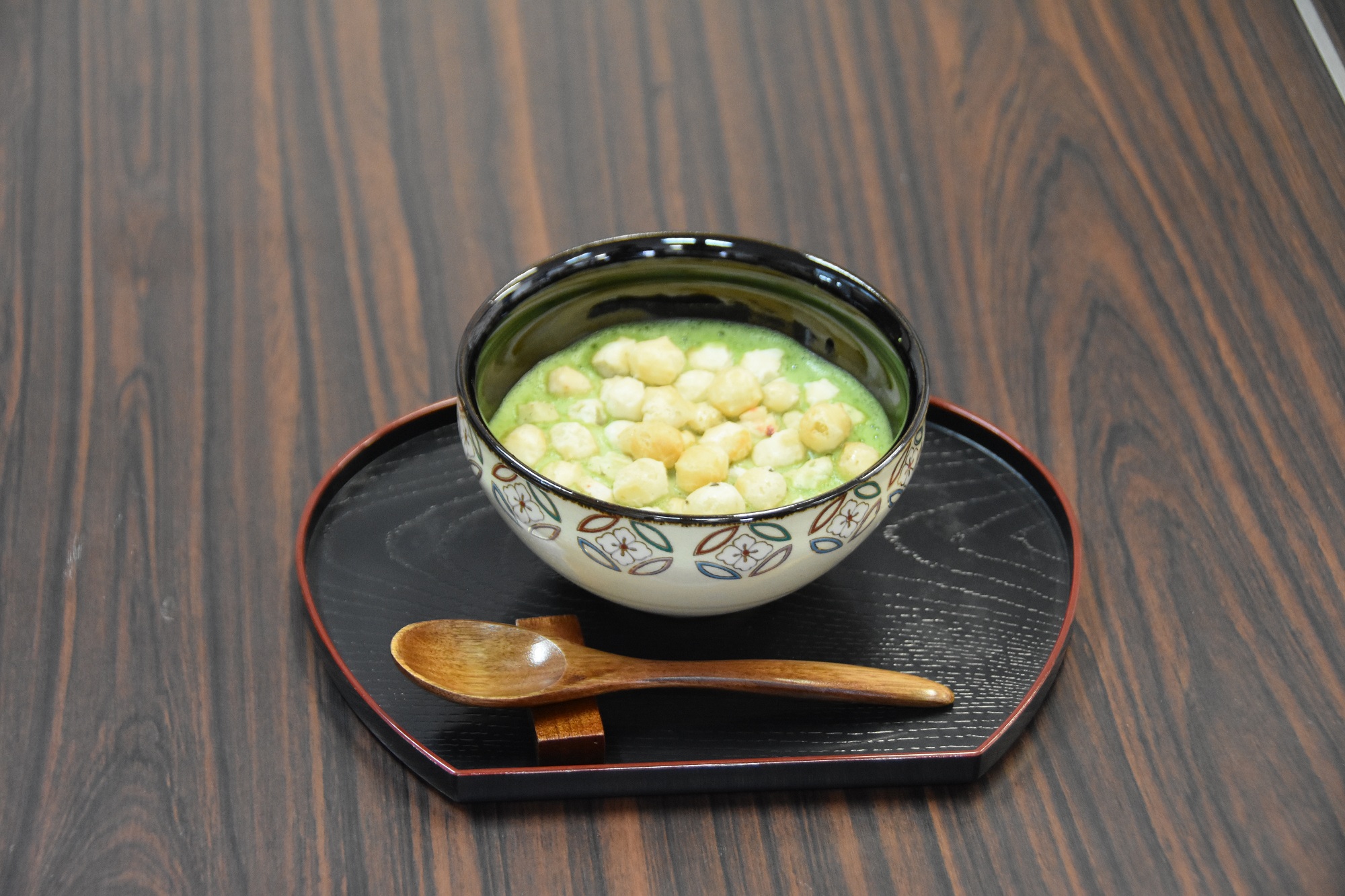 挽き茶の写真
