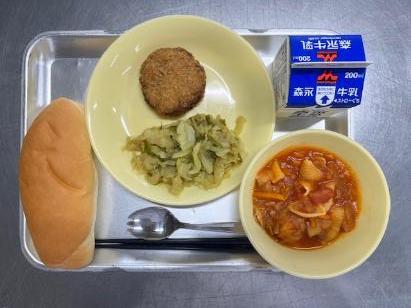 赤井選手が好きだった給食