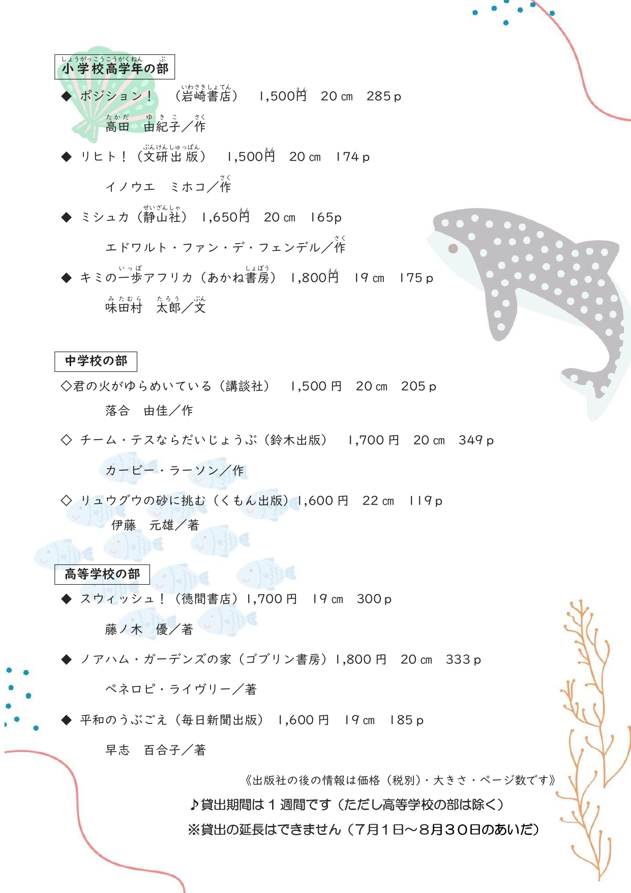 2026課題図書うら