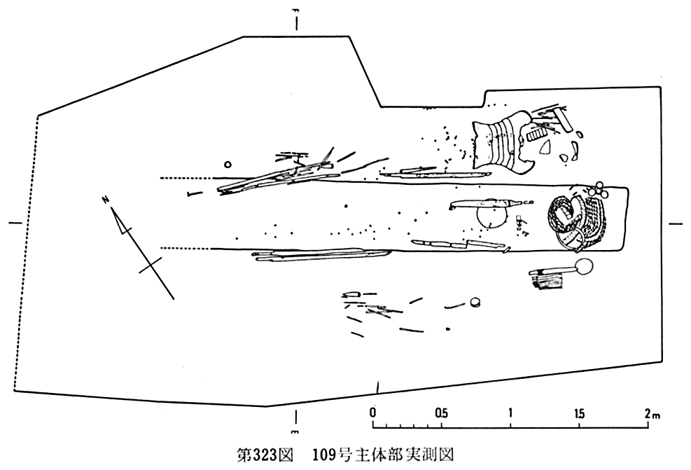 第323図109号主体部実測図