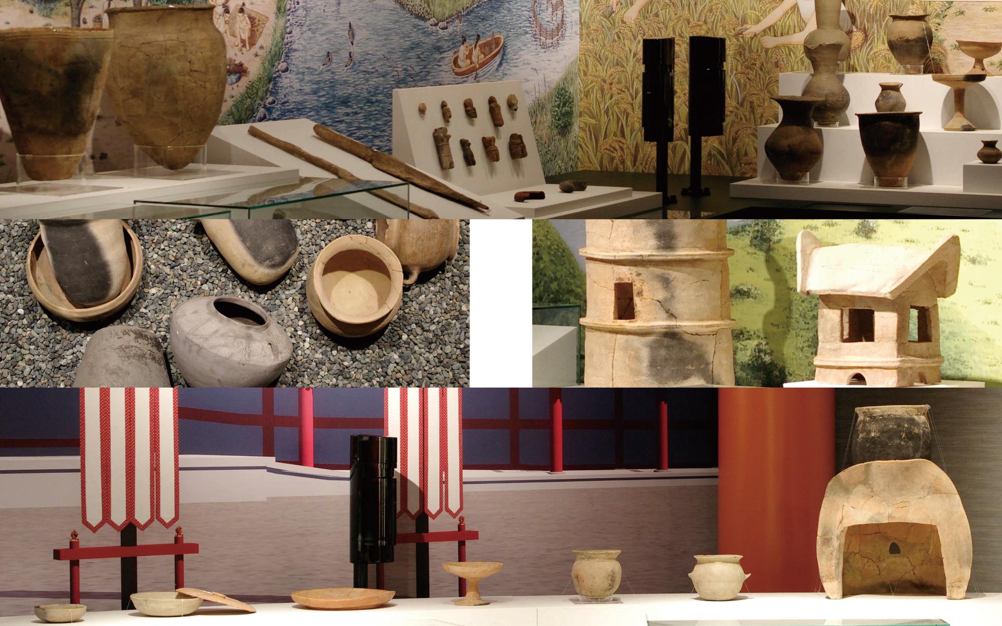 イコハクの土器と土製品。昔のお皿にお鍋、ハニワにどぐう。いろいろあります♪