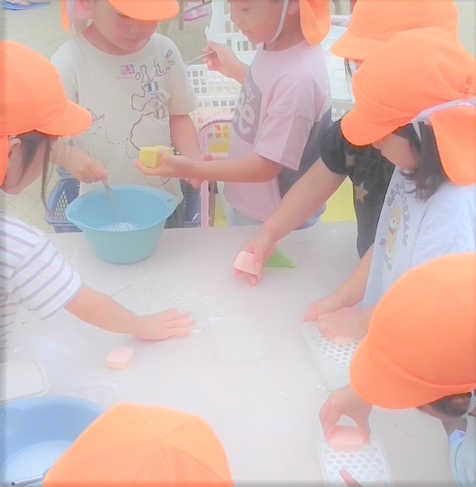 せっけんであわあそび